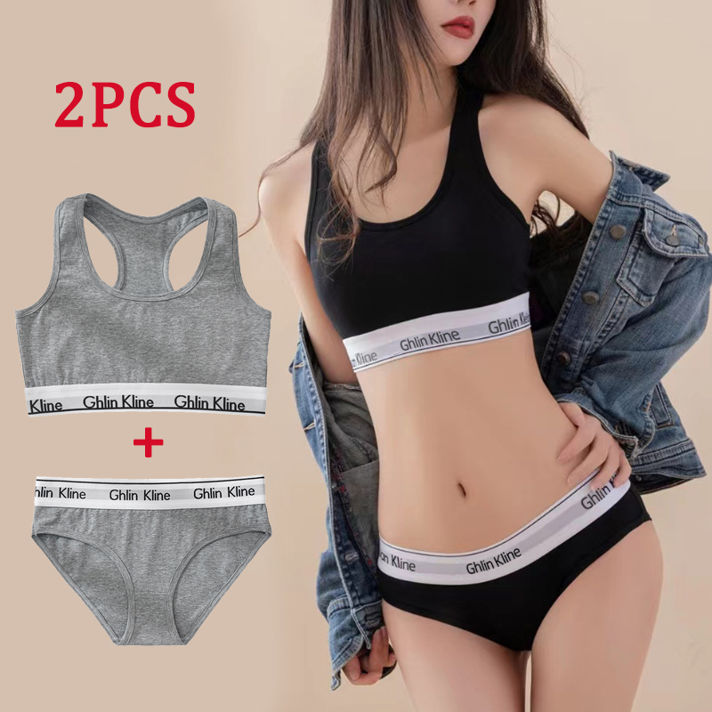 Cotton Bra Everyday - 2 szt. Bielizna Ghlin Kline z