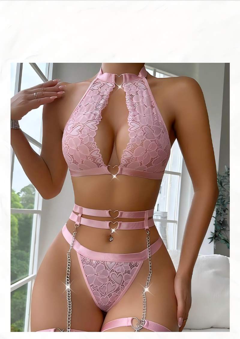 Seksowny Komplet Bielizny Koro – Lace Bralette Set recenzja i cena