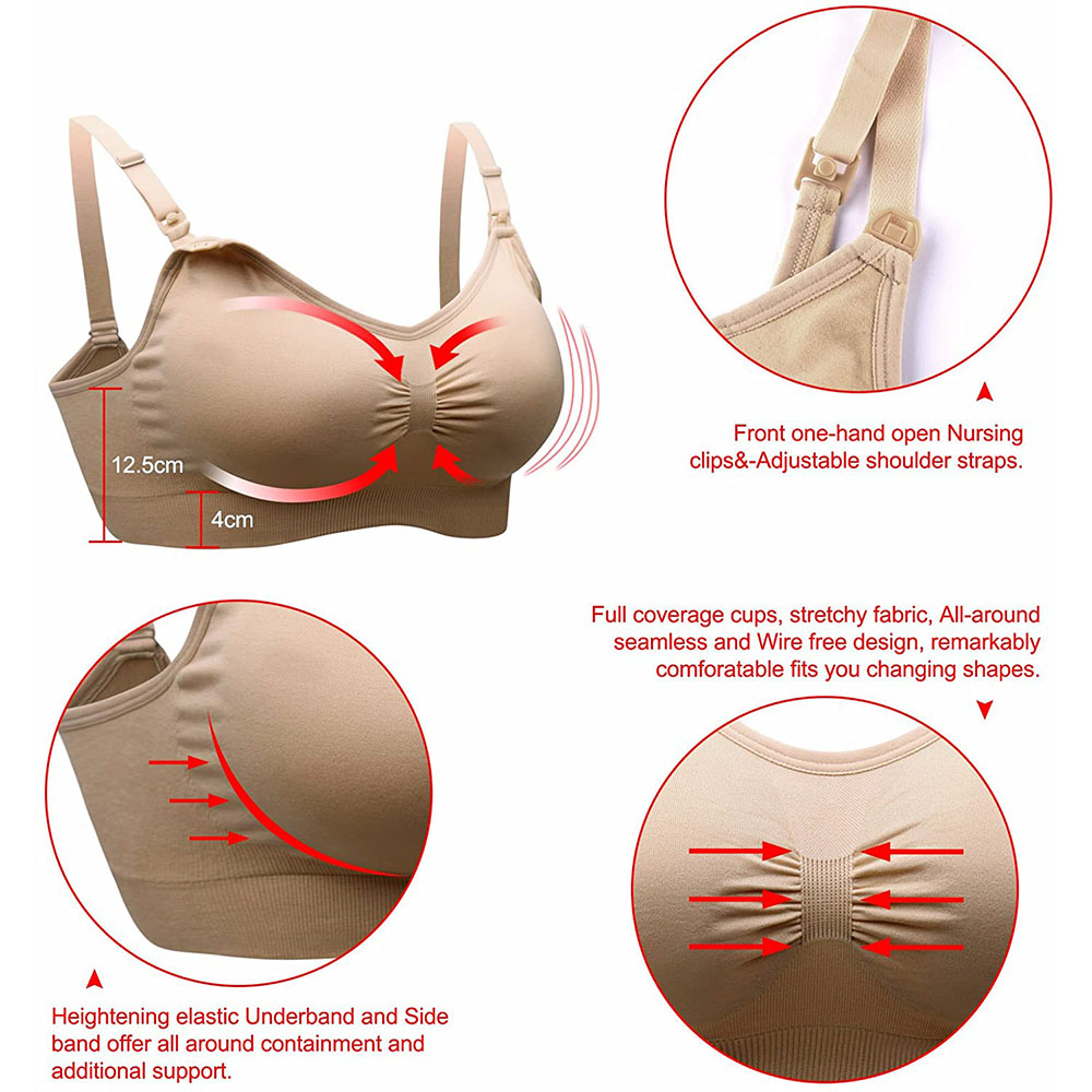 Damski biustonosz do karmienia – Nursing Bra Clip recenzja i cena